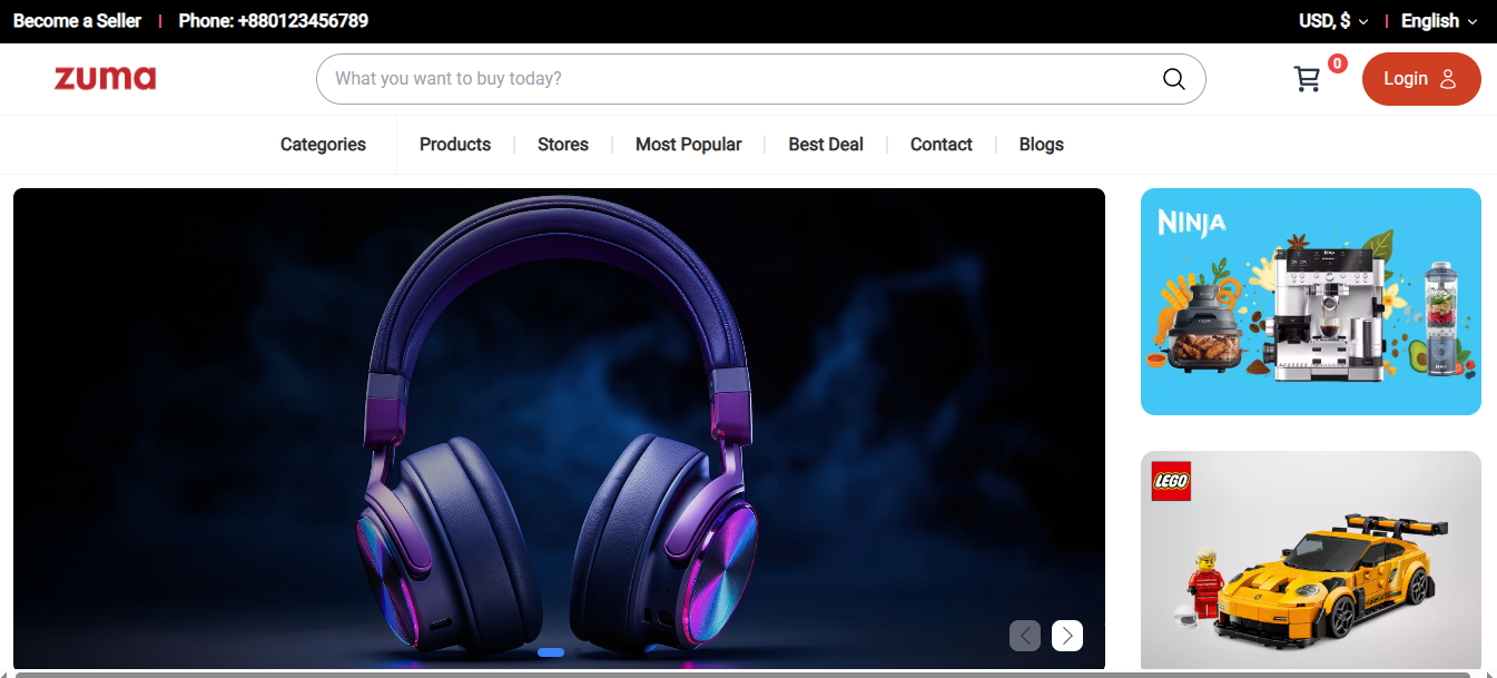 ZumaCart Web App Demo